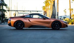BMW I8 Roadster 2019 Gold аренда в Майами