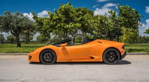 Lamborghini Huracan LP610 Spyder Оранжевый аренда в Майами
