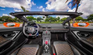 Lamborghini Huracan LP610 Spyder Оранжевый аренда в Майами