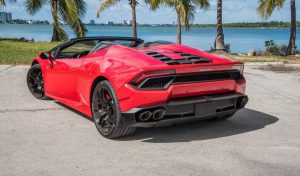 Lamborghini huracan Spyder Красный 2018 аренда в Майами