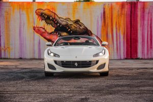 Ferrari portofino Spyder 2019 Белый аренда в Майами