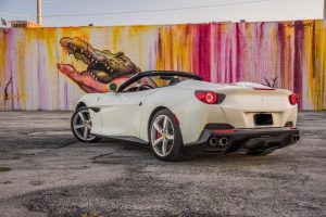 Ferrari portofino Spyder 2019 Белый аренда в Майами
